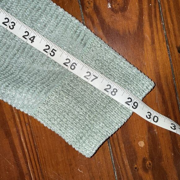 St John Sport Vintage Pastel Green Full Zip Cardigan & Tank Set Chic Preppy Sz L - Picture 9 of 16